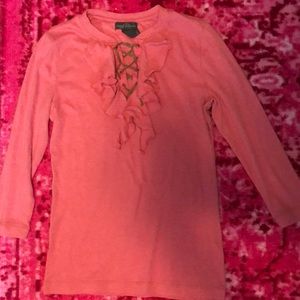 Lauren Ralph Lauren ruffled shirt